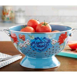 Pioneer Woman Classic Charm Colander Farmhouse New